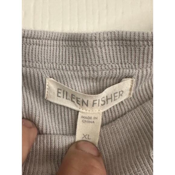 Eileen Fisher Tan Organic Linen Elastic Waist Drawstring Crop Pants Size XL - Picture 6 of 6